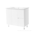 Gloss White PVC Bathroom Cabinet with sink